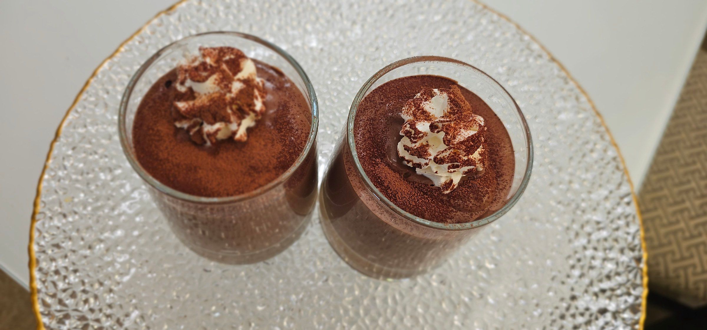 Sugar free Tofu chocolate mousse